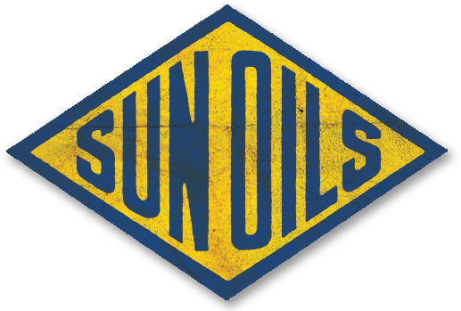 Sun Oils vintage sign