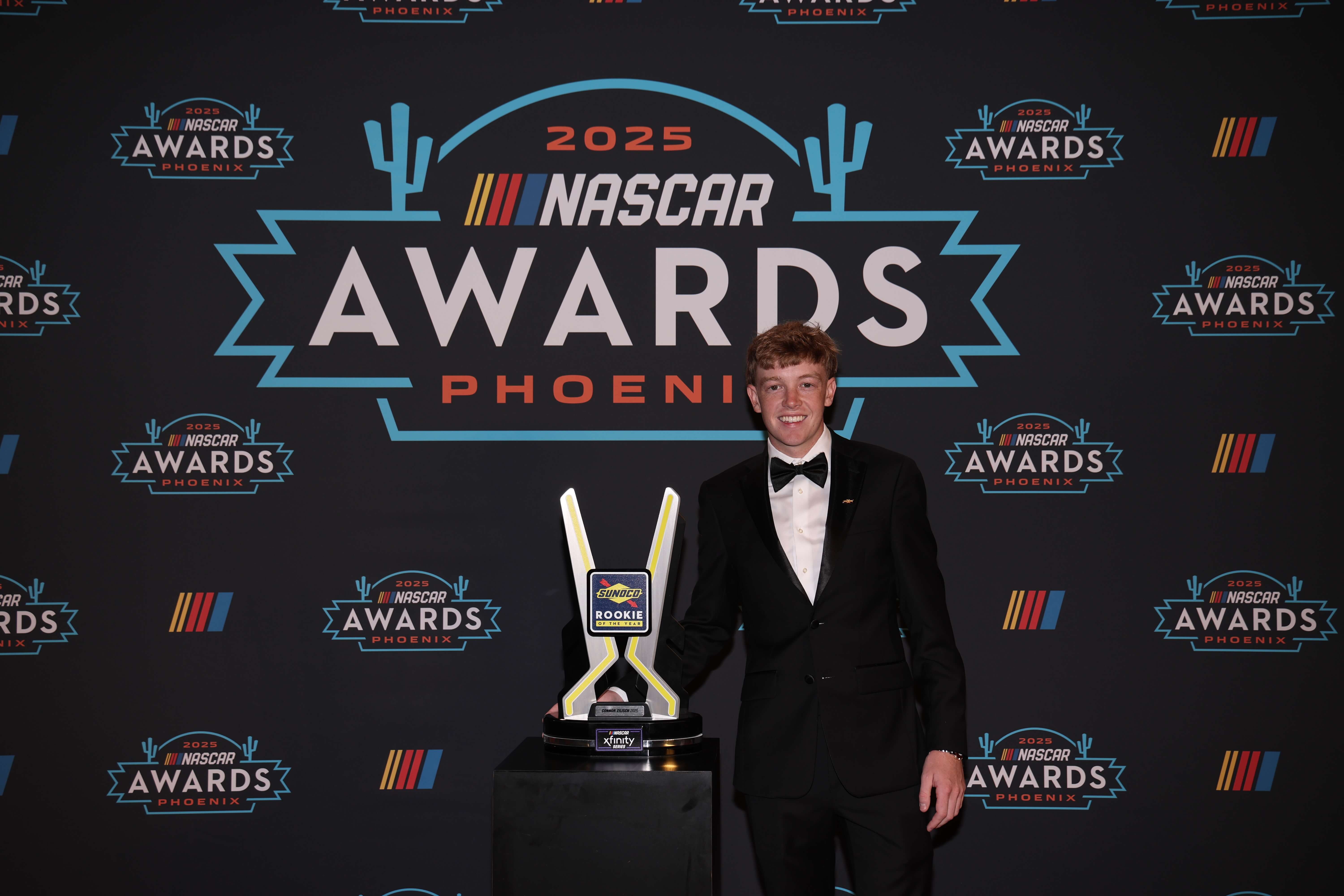 Connor Zilisch holding trophy