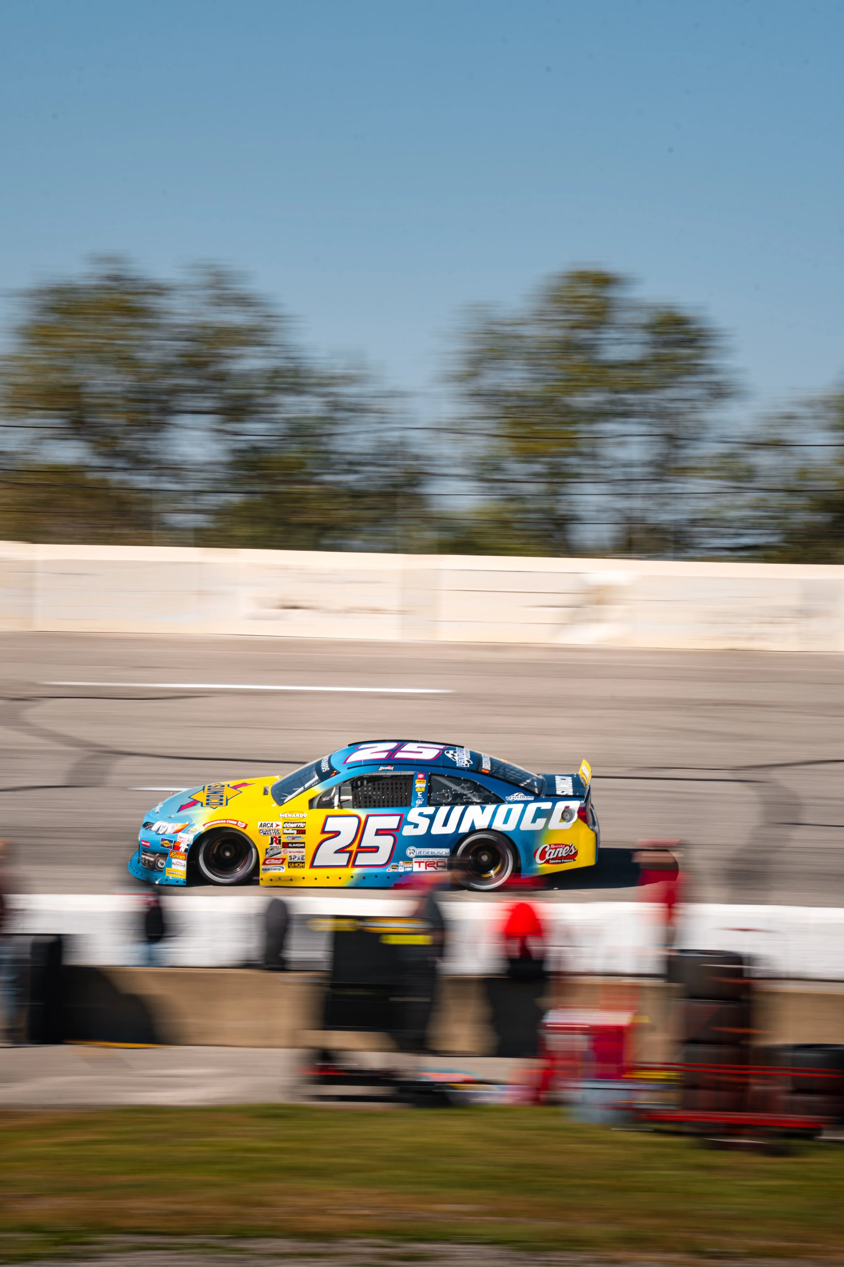 Toni Breidinger car at NASCAR race