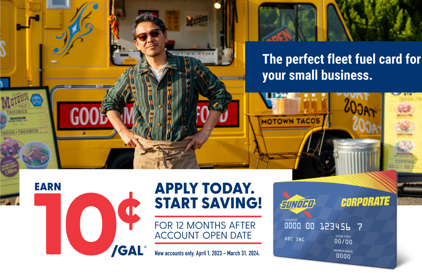 The perfect fuel card for your small business or fleet