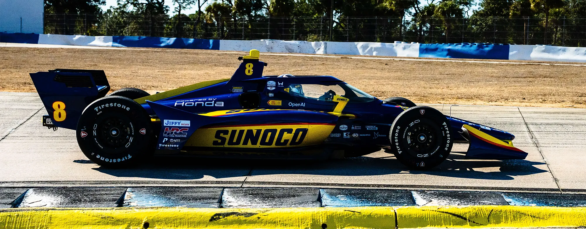 Sunoco Indy Car on tack
