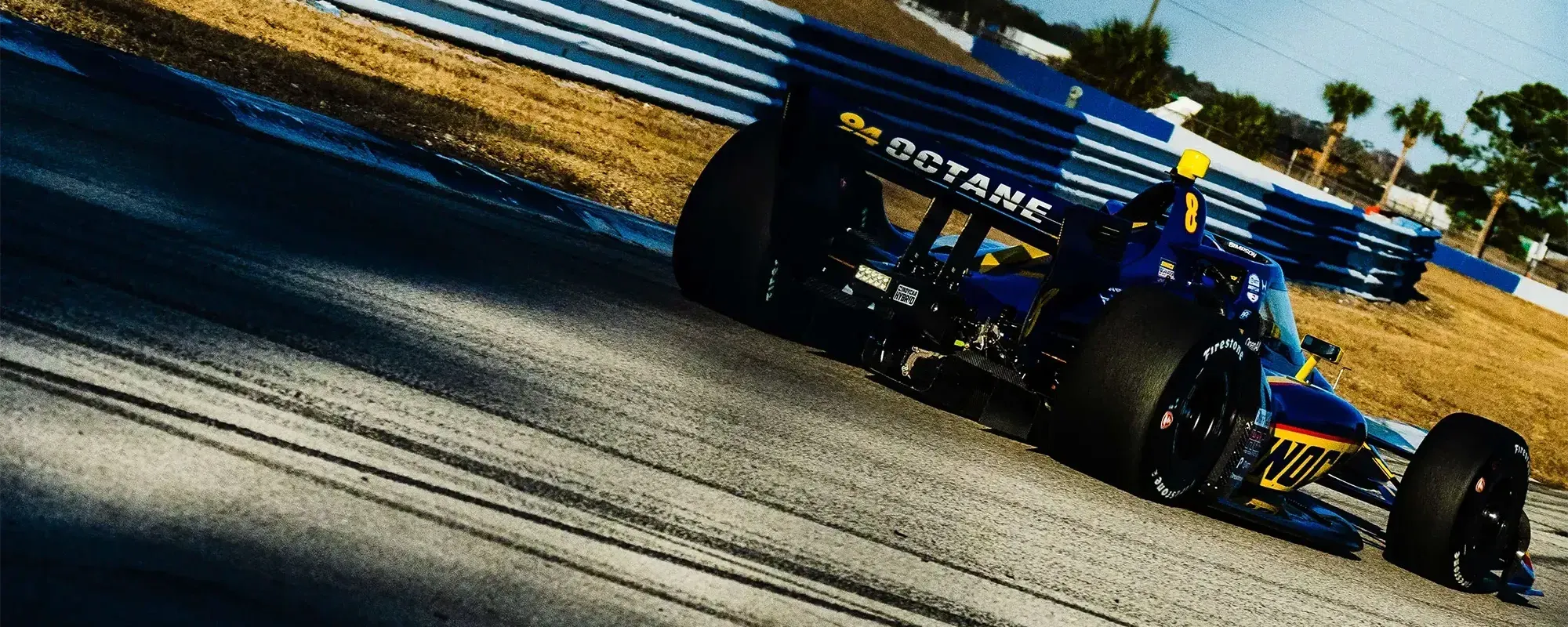 side angle of Sunoco Indy Car